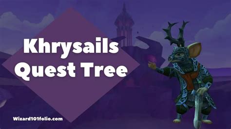 Most of the time, Eloise simply has gear you can buy for stitching, but in higher level worlds she will also provide you with a quest. . Khrysalis quest tree
